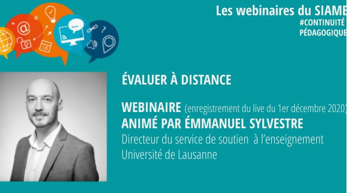 webinaire Evaluer à distance